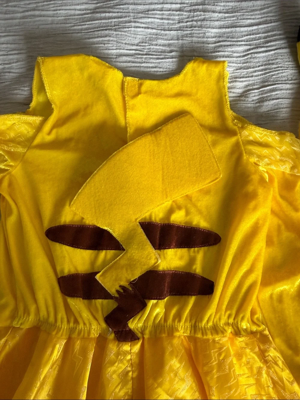 Pikachu Kids Costume - Yellow (Size M 7-8)